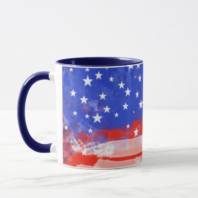 USA flag Mug (Left)