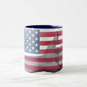 USA flag mug