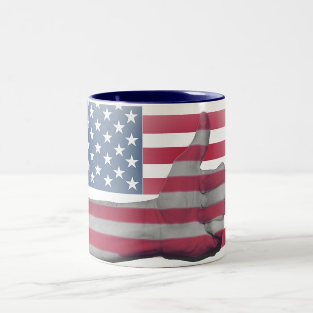 USA flag mug (Center)