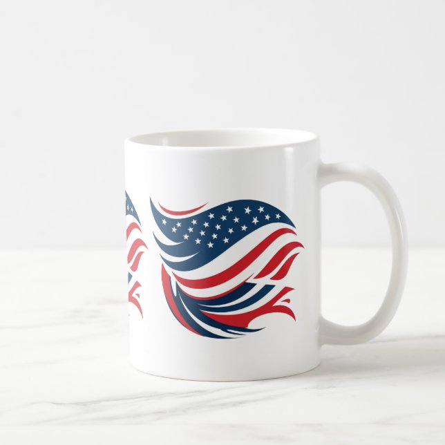 USA FLAG MUG  (Right)