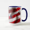 USA Flag Mug Stars And Stripes  Red, White ,Blue