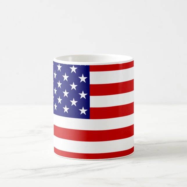 USA Flag mugcnt Coffee Mug (Center)