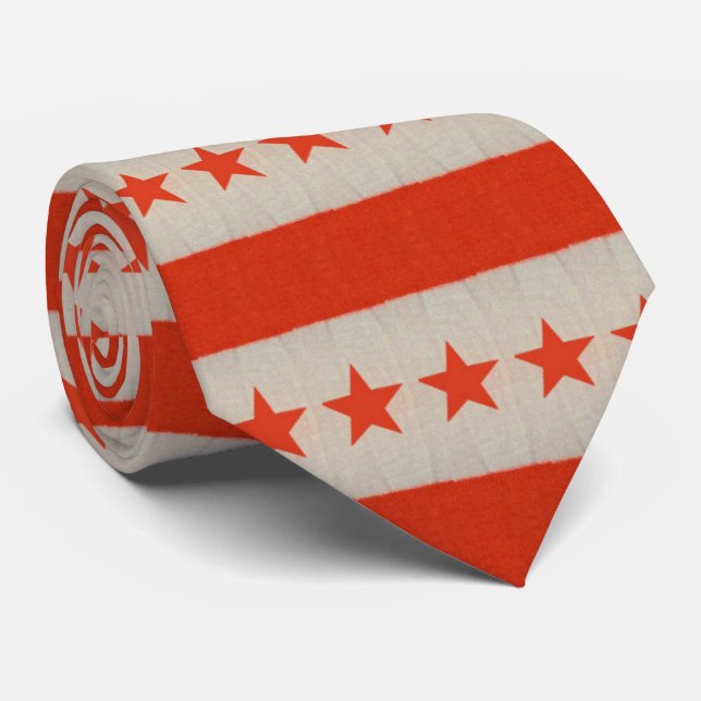 USA Flag Necktie (Rolled)