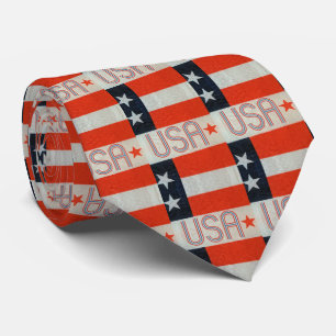 USA Flag Necktie