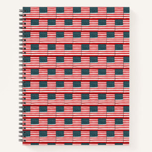 USA Flag Notebook