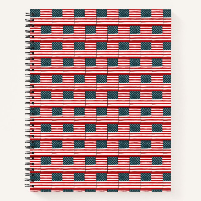USA Flag Notebook (Front)
