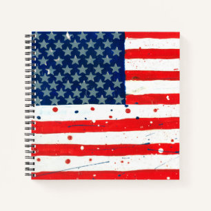 USA Flag Notebook