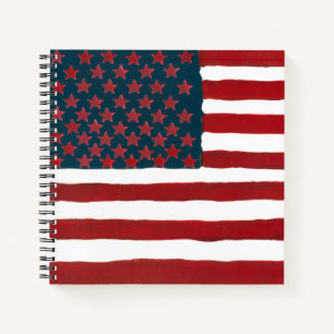 USA Flag Notebook