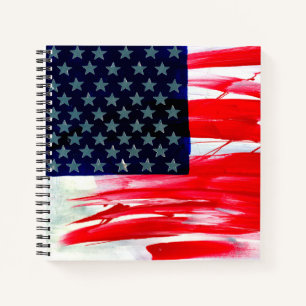 USA Flag Notebook