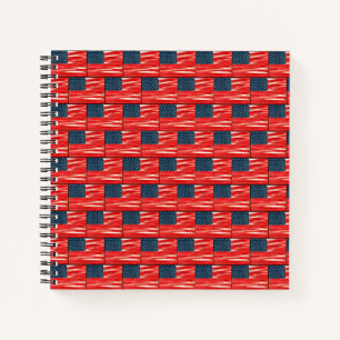 USA Flag Notebook