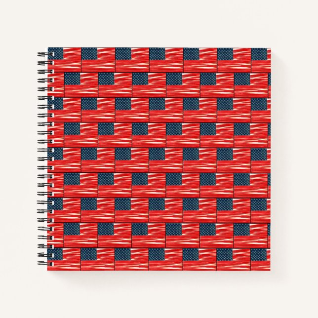 USA Flag Notebook (Front)