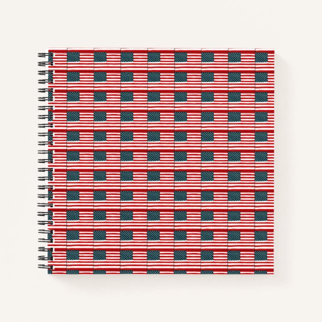 USA Flag Notebook (Front)