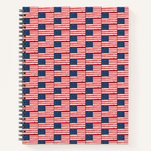 USA Flag Notebook