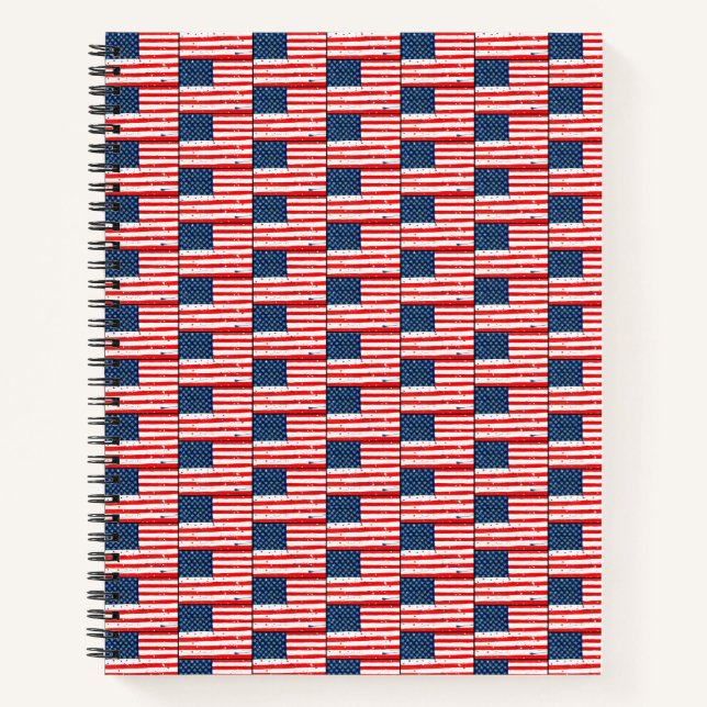 USA Flag Notebook (Front)