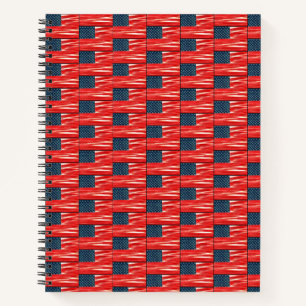USA Flag Notebook