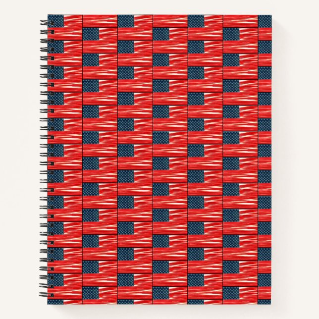 USA Flag Notebook (Front)