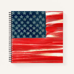 USA Flag Notebook
