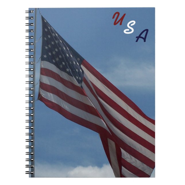 USA Flag Notebook (Front)