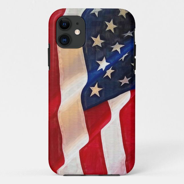 USA Flag - Old Glory American Pride Case-Mate iPhone Case (Back)