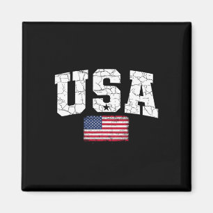 Usa Flag Patriotic 4th Of July America Day Of Inde Magnet