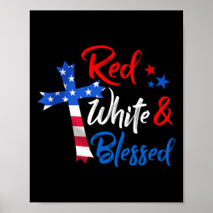 Usa Flag Patriotic 4th Of July America Day Of Inde Poster