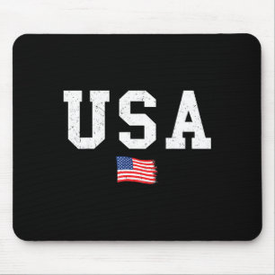 Usa flag patriotic american flag 4th of july men mouse mat