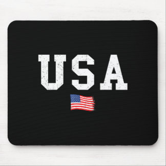 Usa flag patriotic american flag 4th of july men mouse mat
