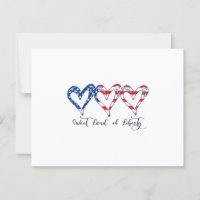 USA Flag Patriotic Hearts 4th of July Sweet Land o