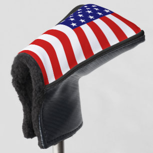 USA Flag pccnt Golf Head Cover