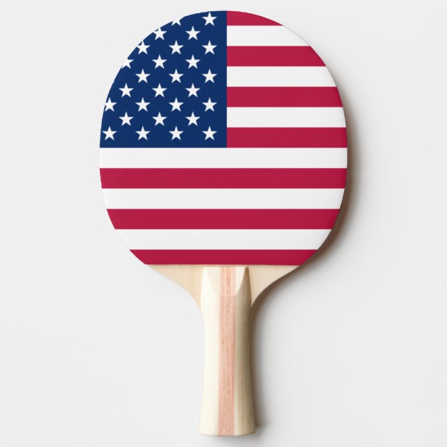 usa flag ping pong paddle (Front)