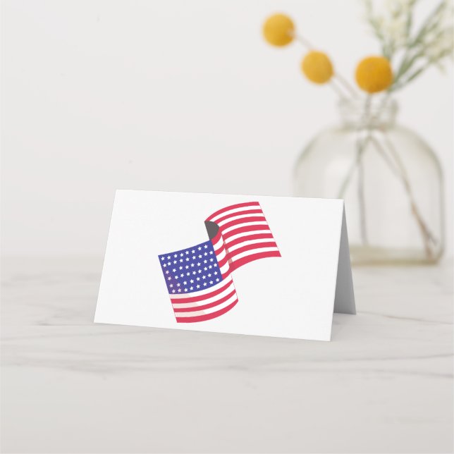 USA Flag Place Card (Front)