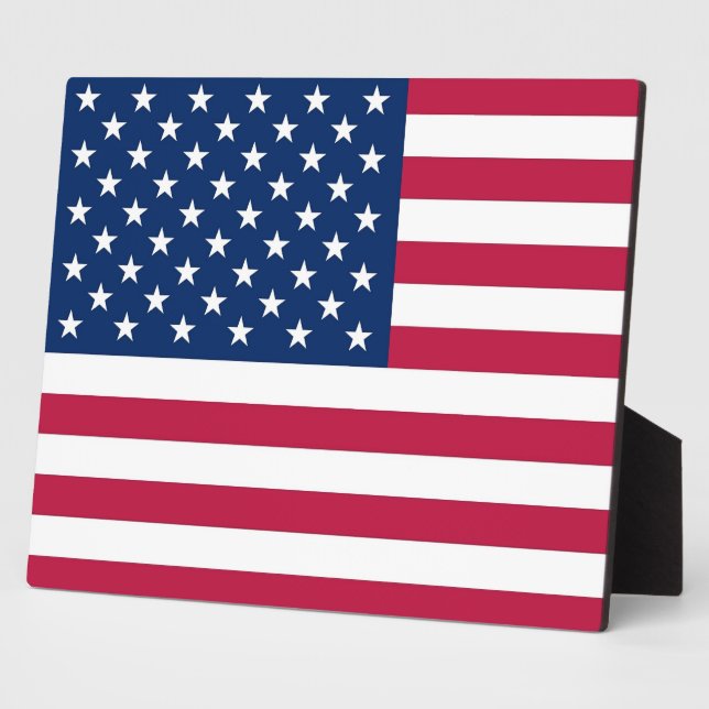 USA Flag Plaque (Side)