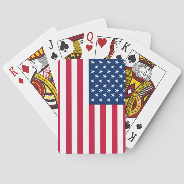 USA Flag Playing Cards (Back)