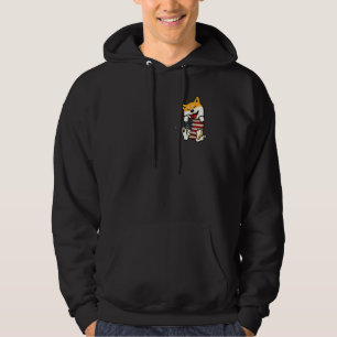 Usa Flag Pocket Shiba Inu Feet Cute Dog Owner Hoodie