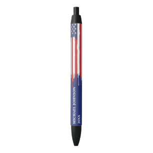 USA FLAG Political campaign Promotional Blue Ink Pen