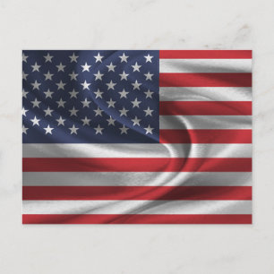 USA Flag Postcard