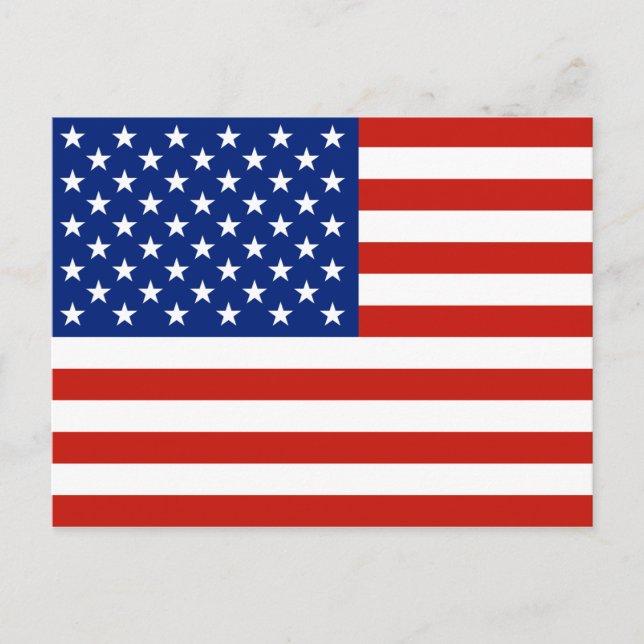 USA flag Postcard (Front)