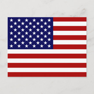 USA Flag Postcard
