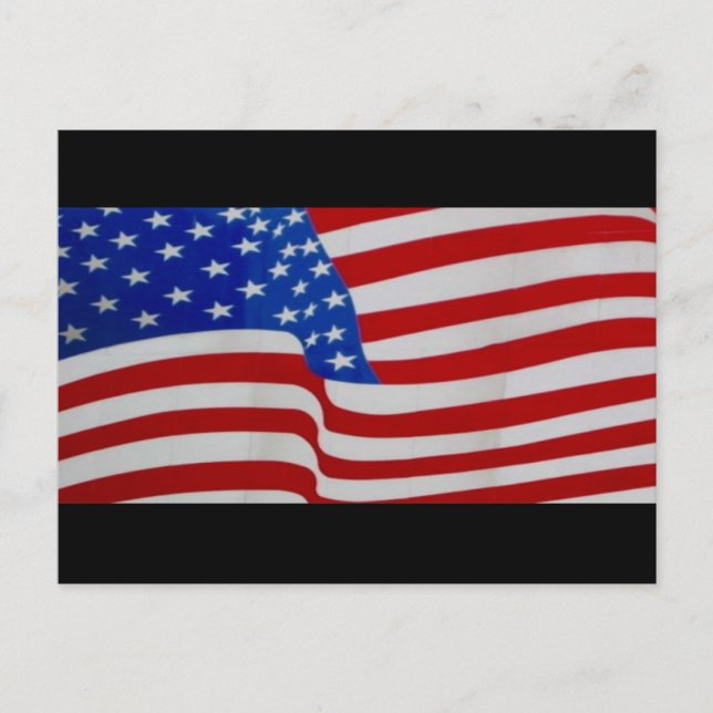 usa flag postcard (Front)