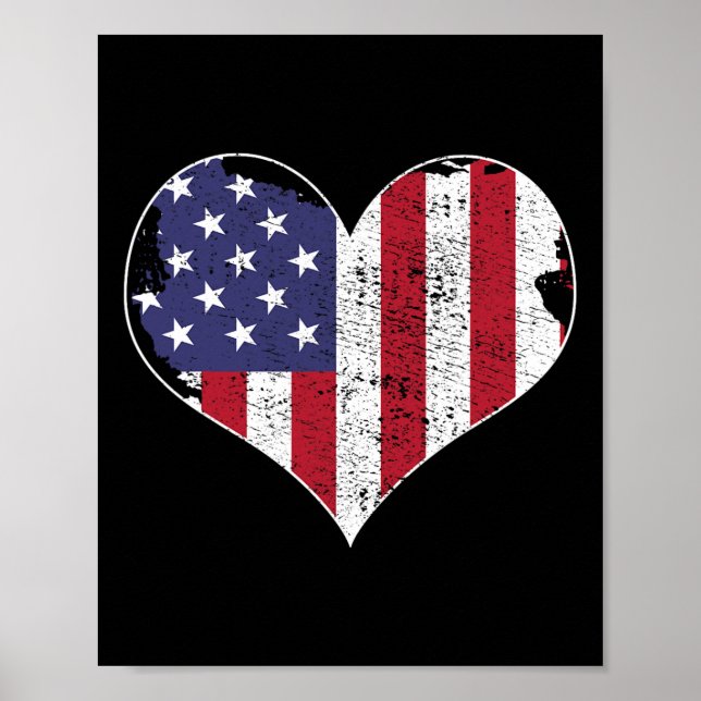 Usa Flag  Poster (Front)