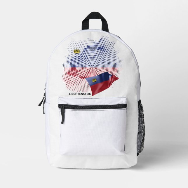 USA flag Printed Backpack (Front)