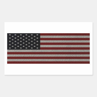USA Flag Rectangular Sticker