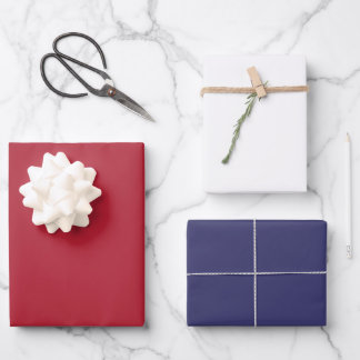 USA Flag Red White and Blue Wrapping Paper Sheet