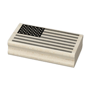 USA Flag Rubber Stamp Patriotic