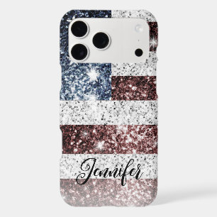 USA flag rustic America sparkles Your Custom name