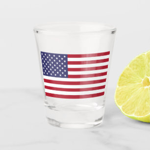 USA Flag Shot Glass