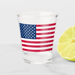 USA Flag Shot Glass Gift
