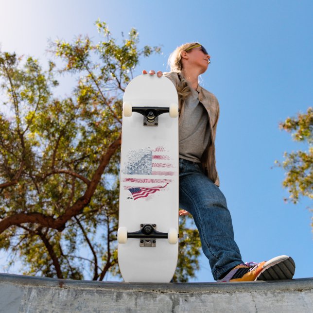 USA flag Skateboard (Outdoor 1)