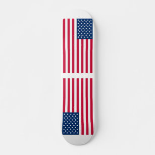 USA Flag Skateboard United States of America
