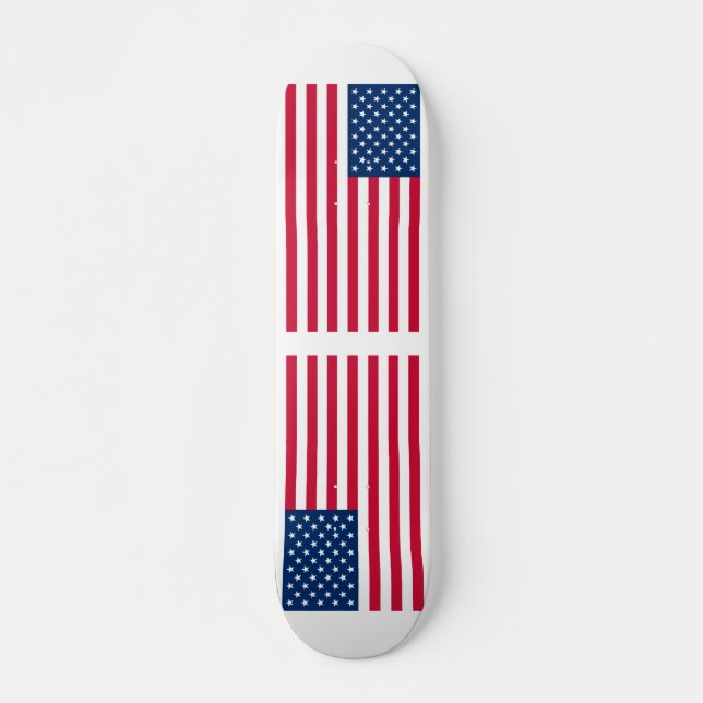 USA Flag Skateboard United States of America (Front)